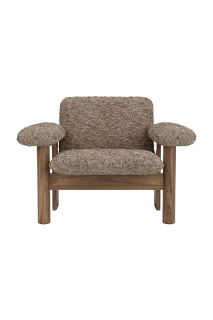 Low Back Sheep Skin Lounge Chair |  Audo Copenhagen Brasilia | Oroa.com