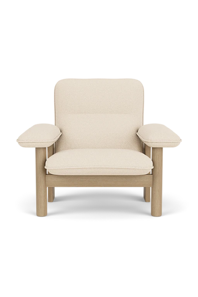 Upholstered Textile Lounge Chair | Audo Copenhagen Brasilia | Oroa.com