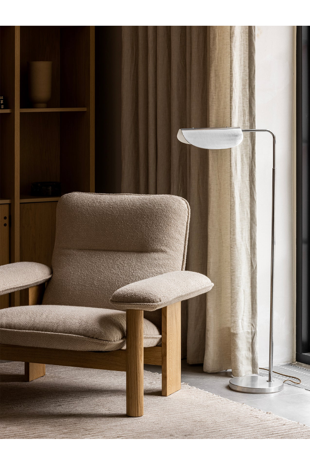 Upholstered Textile Lounge Chair | Audo Copenhagen Brasilia | Oroa.com