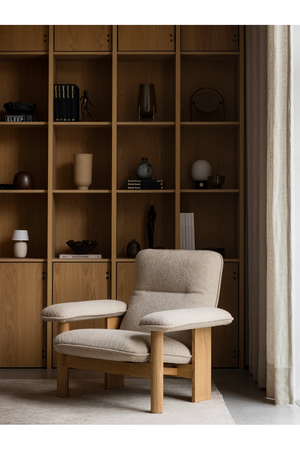 Upholstered Textile Lounge Chair | Audo Copenhagen Brasilia | Oroa.com