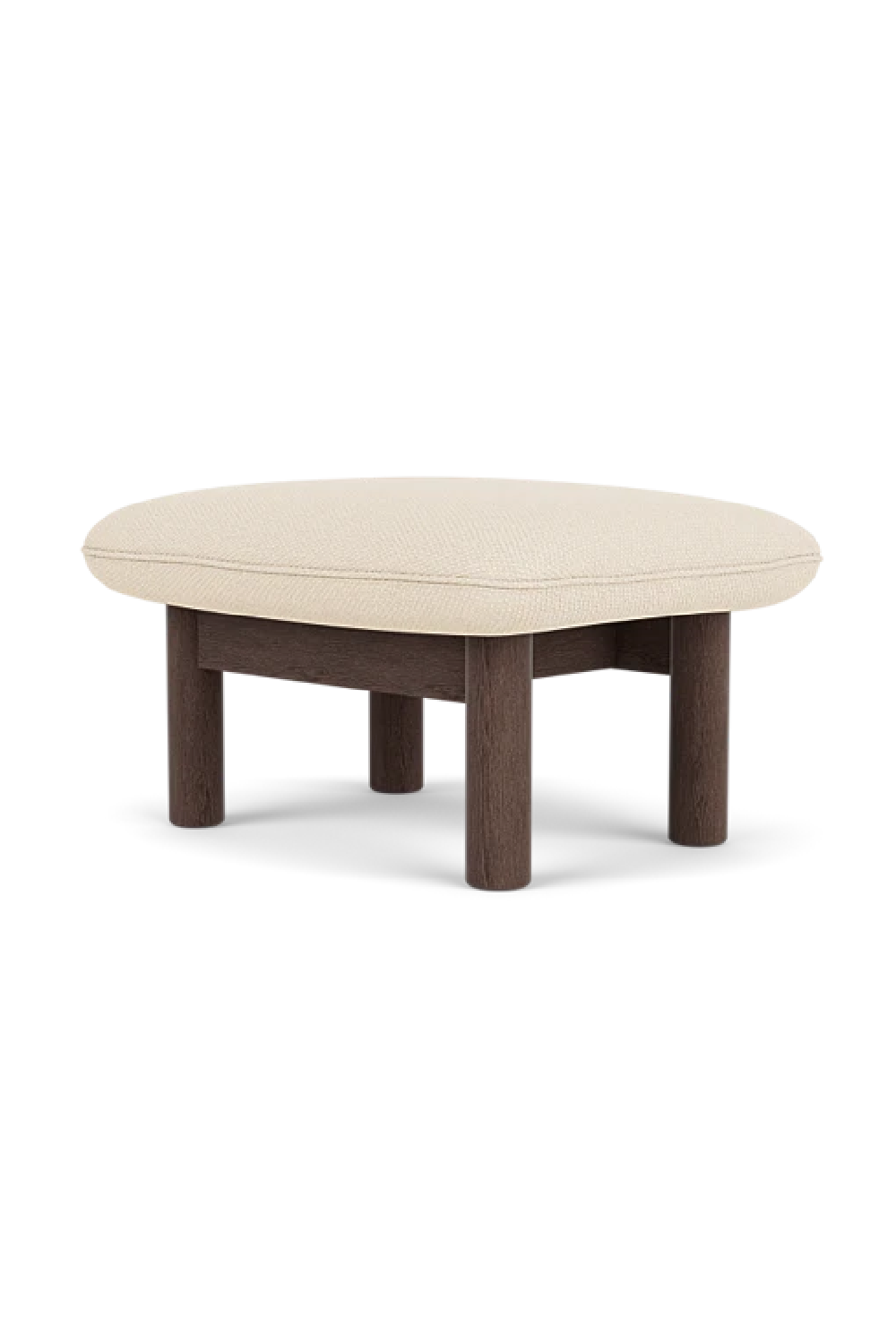 Cushioned Wooden Ottoman | Audo Copenhagen Brasilia | Oroa.com
