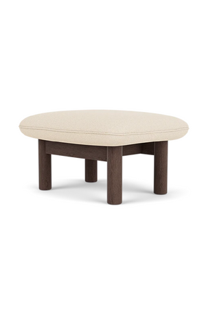 Cushioned Wooden Ottoman | Audo Copenhagen Brasilia | Oroa.com