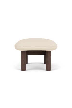 Cushioned Wooden Ottoman | Audo Copenhagen Brasilia | Oroa.com
