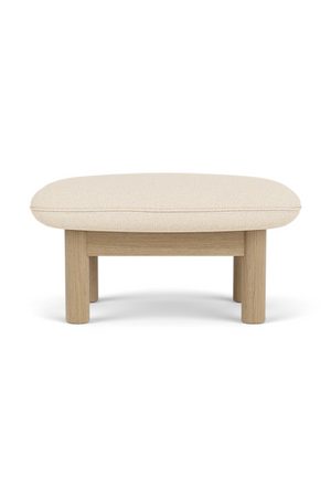 Cushioned Wooden Ottoman | Audo Copenhagen Brasilia | Oroa.com