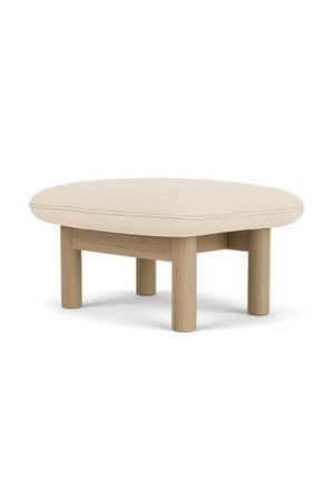 Cushioned Wooden Ottoman | Audo Copenhagen Brasilia | Oroa.com