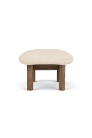 Cushioned Wooden Ottoman | Audo Copenhagen Brasilia | Oroa.com