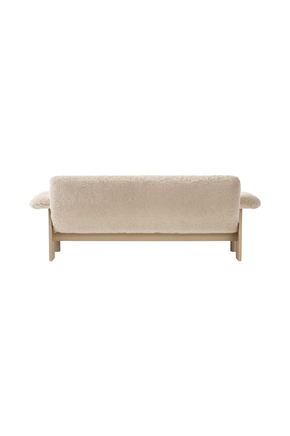 Oak Framed Sheepskin Sofa | Audo Copenhagen Brasilia | Oroa.com