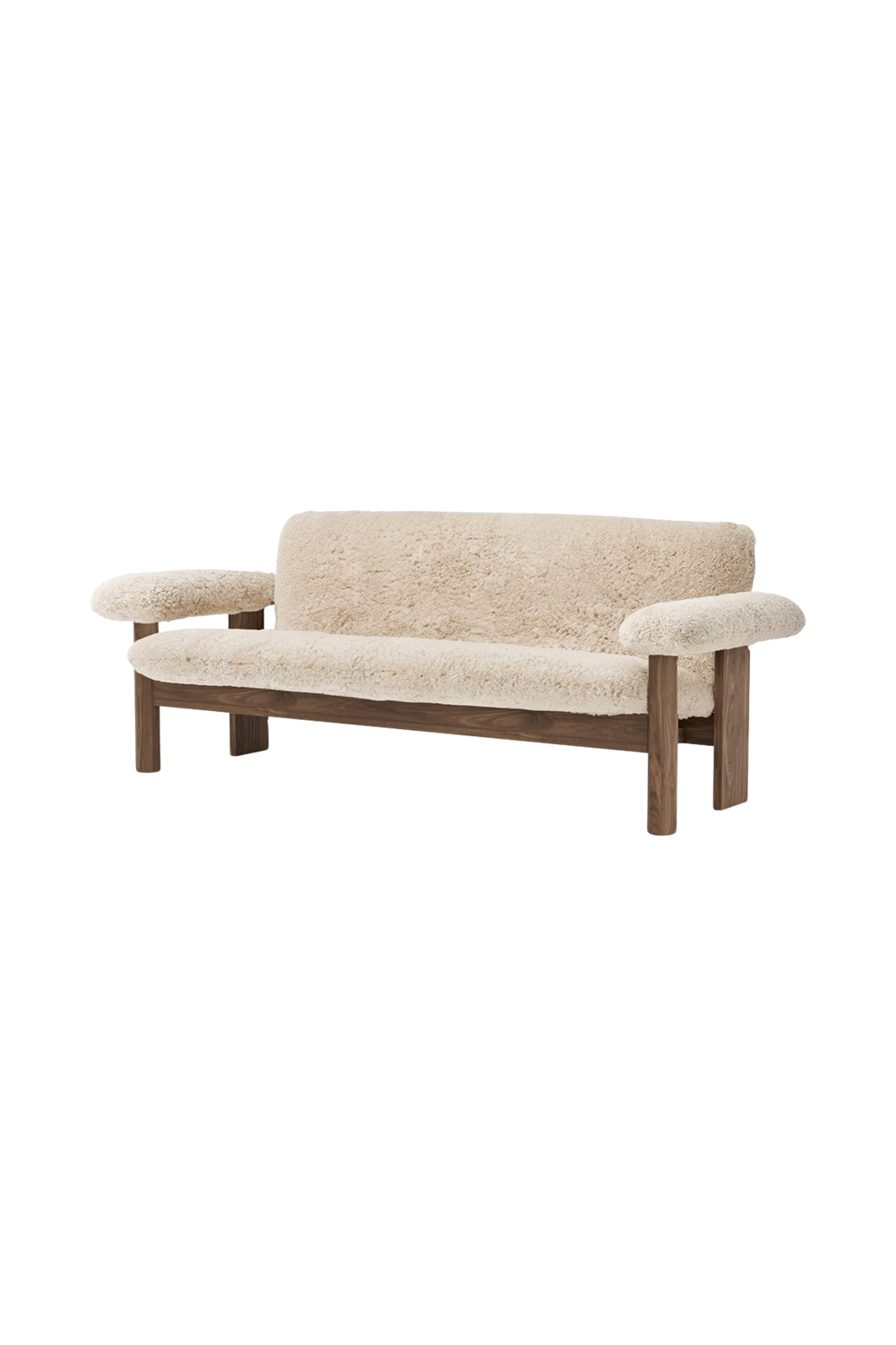 Oak Framed Sheepskin Sofa | Audo Copenhagen Brasilia | Oroa.com