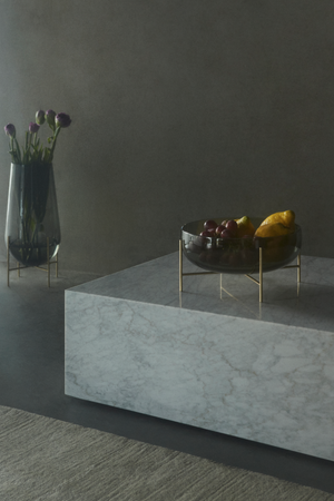 Smoked Green Glass Bowl | Audi Copenhagen Echasse | Oroa.com