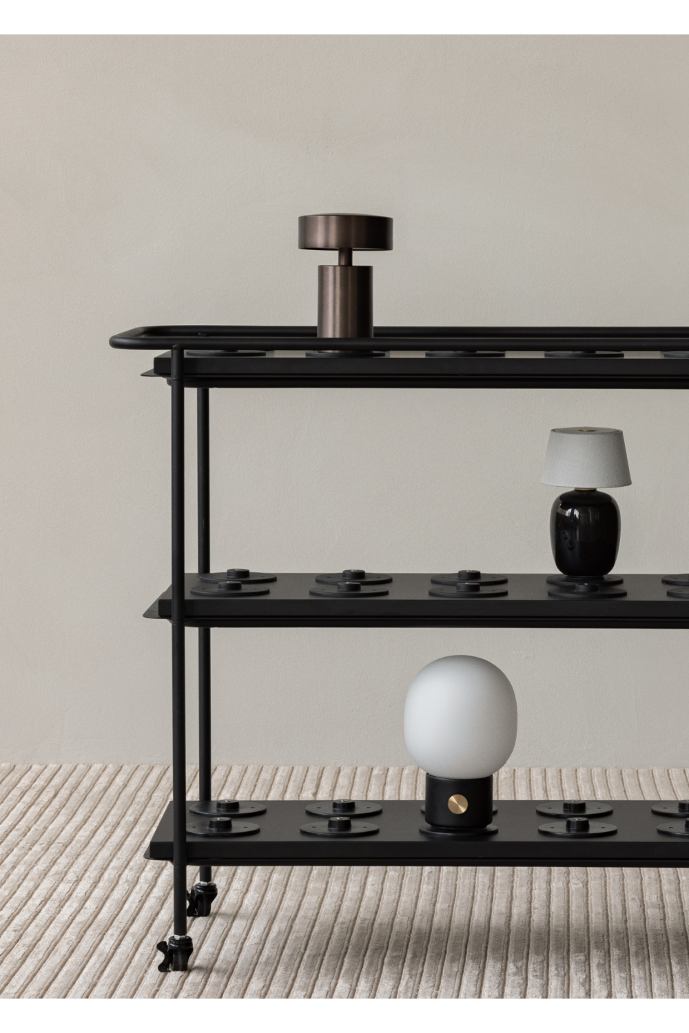 Black Steel Charging Trolley | Audo Copenhagen | Oroa.com