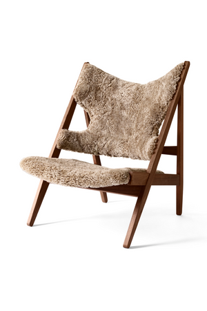Sheepskin Lounge Chair | Audo Copenhagen Knitting | Oroa.com