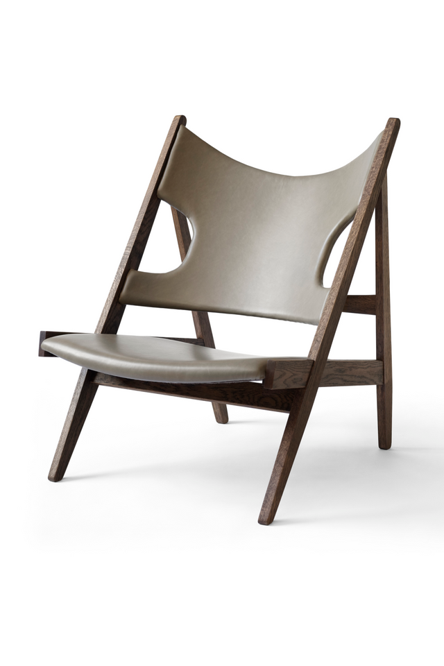 Leather Lounge Chair | Audo Copenhagen Knitting | Oroa.com