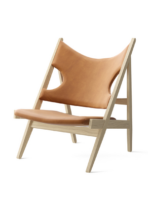 Leather Lounge Chair | Audo Copenhagen Knitting | Oroa.com