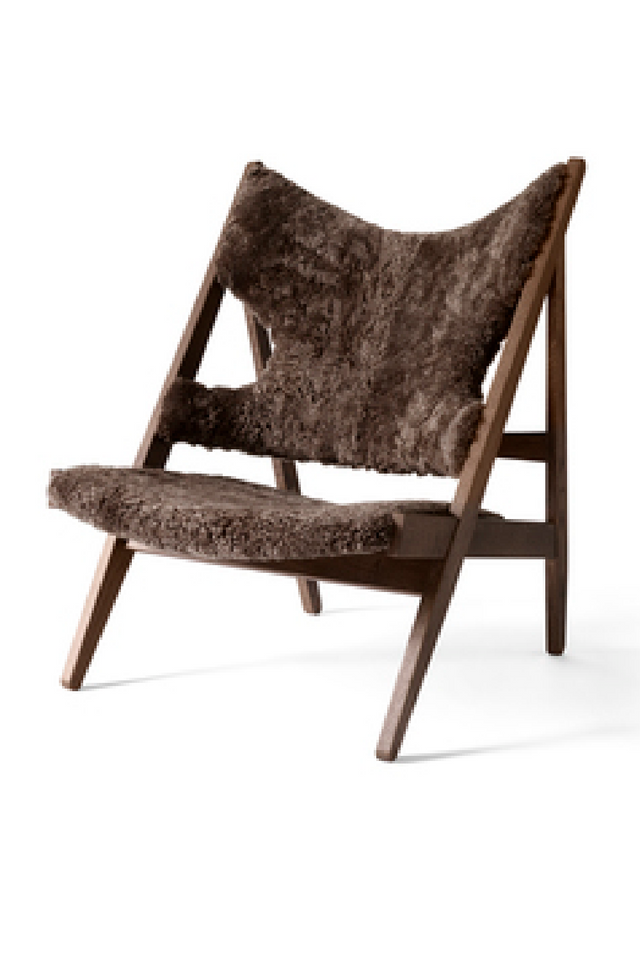 Sheepskin Lounge Chair | Audo Copenhagen Knitting | Oroa.com