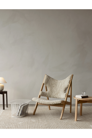 Sheepskin Lounge Chair | Audo Copenhagen Knitting | Oroa.com