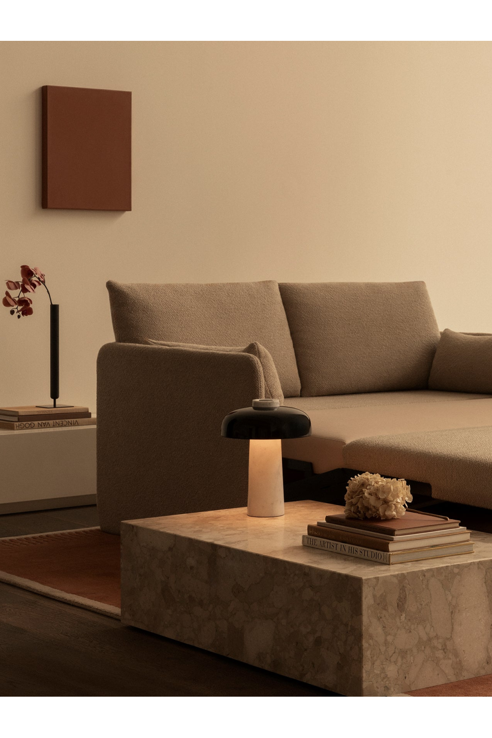 Modern Minimalist 3-Seater Sofa Bed | Audo Copenhagen Offset | Oroa.com