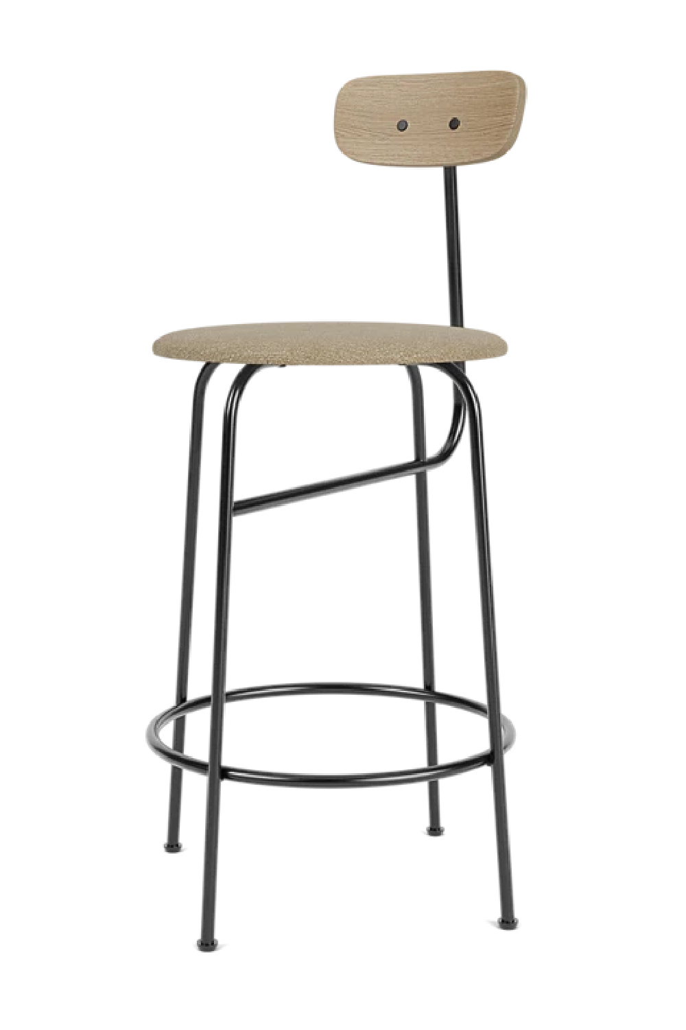 Short-Back Upholstered Seat Counter Chair | Audo Copenhagen Afteroom | Oroa.com