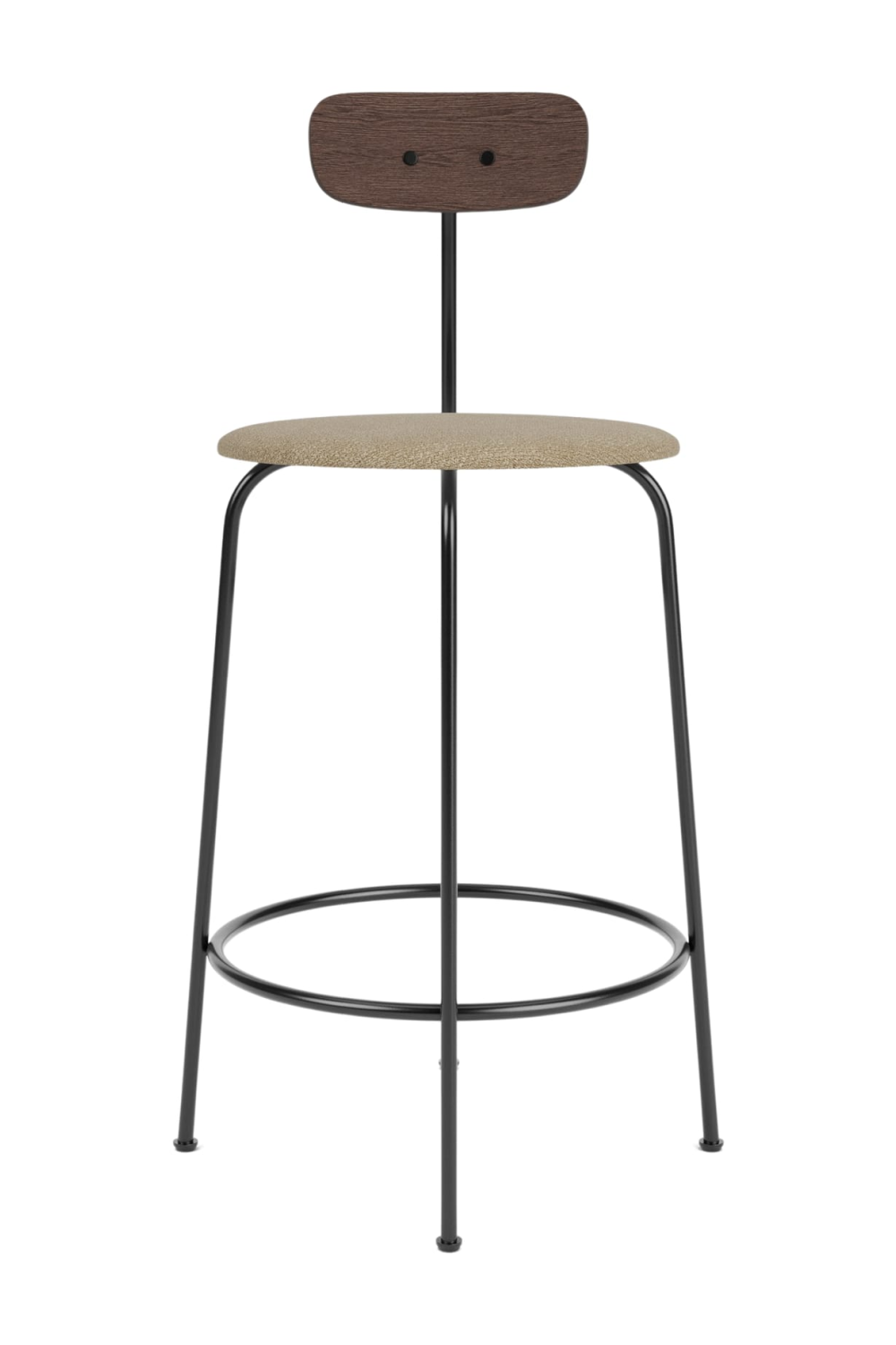 Short-Back Upholstered Seat Counter Chair | Audo Copenhagen Afteroom | Oroa.com