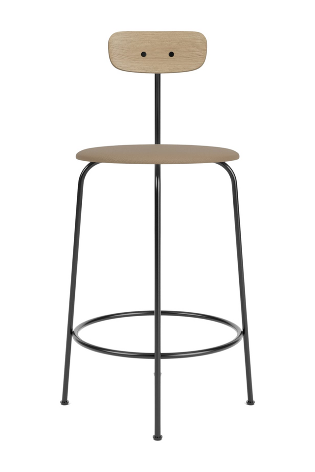 Short-Back Upholstered Seat Counter Chair | Audo Copenhagen Afteroom | Oroa.com