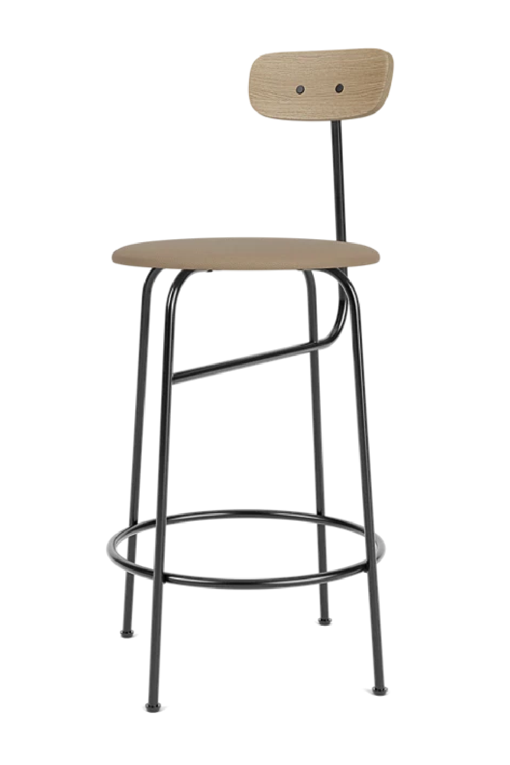 Short-Back Upholstered Seat Counter Chair | Audo Copenhagen Afteroom | Oroa.com