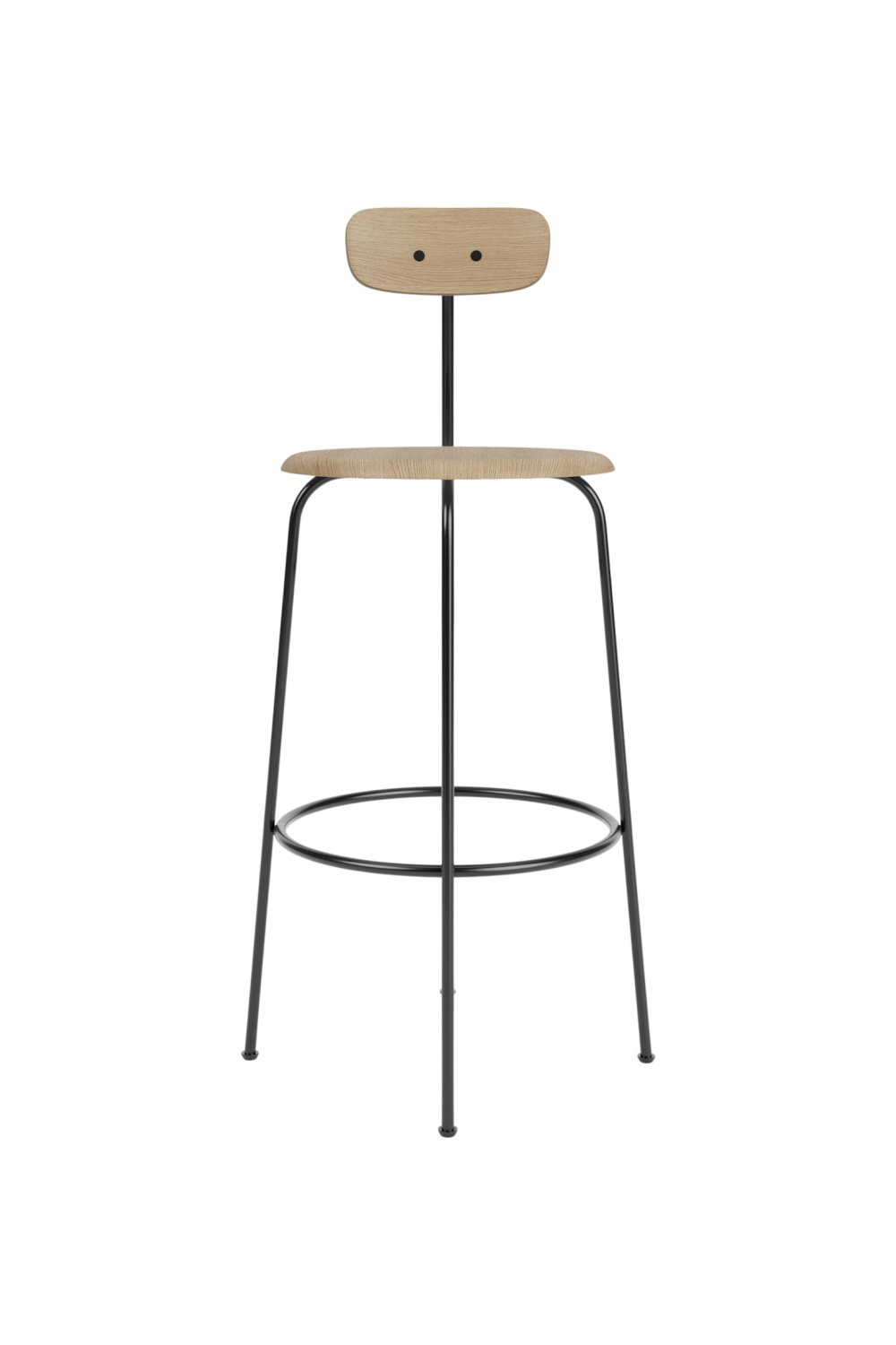 Wooden Veneer Bar Chair | Audo Copenhagen Afteroom | Oroa.com