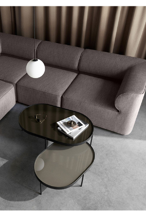 Oval Glass Coffee Table | Audo Copenhagen NoNo | Oroa.com