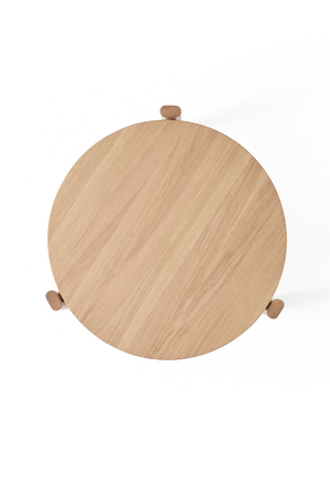 Round Wooden Lounge Table | Audo Copenhagen Passage | Oroa.com