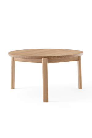 Round Wooden Lounge Table | Audo Copenhagen Passage | Oroa.com