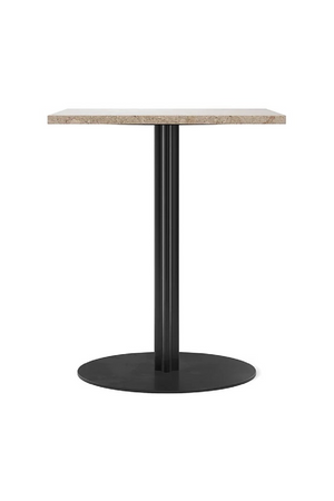 Round-Base Rectangular Dining Table | Audo Copenhagen Harbour Column | Oroa.com