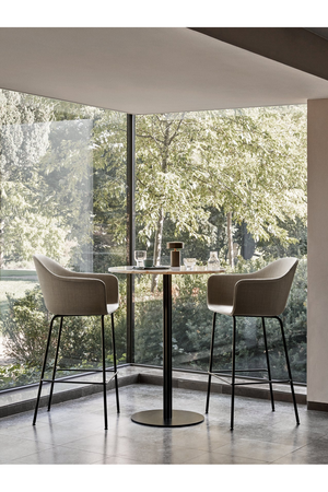 Round Base Column Bar Table | Audo Copenhagen Harbour | Oroa.com