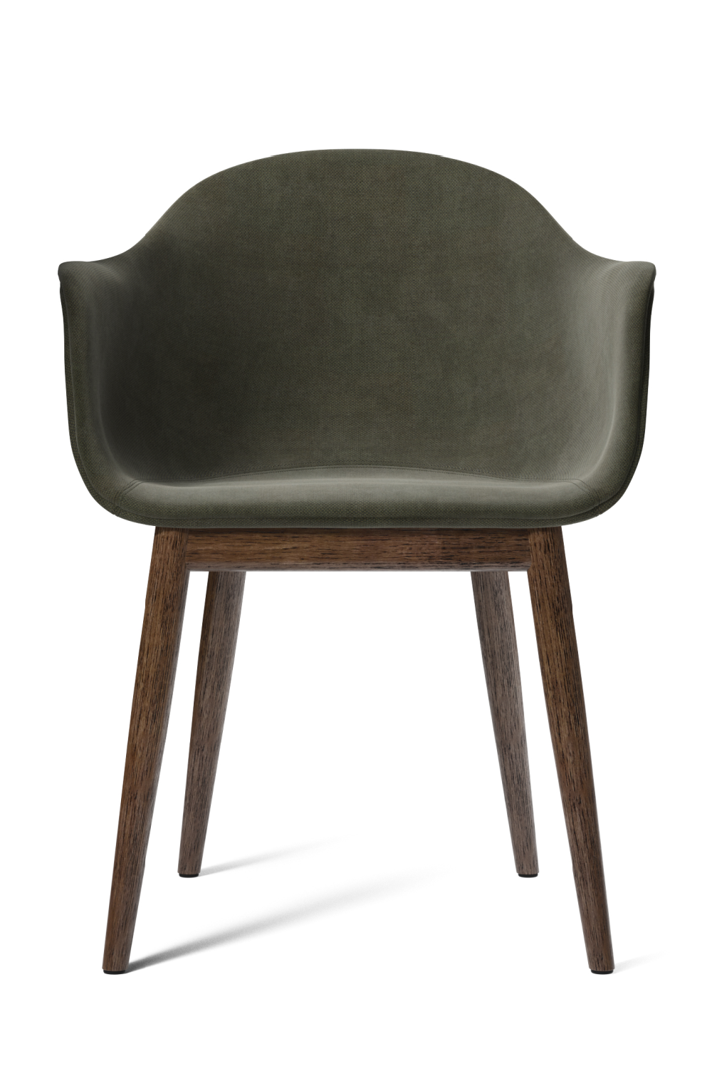 Wooden Base Upholstered Dining Chair | Audo Copenhagen Harbour | Oroa.com