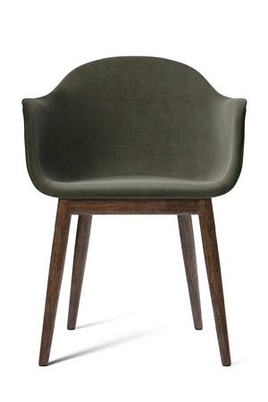 Wooden Base Upholstered Dining Chair | Audo Copenhagen Harbour | Oroa.com