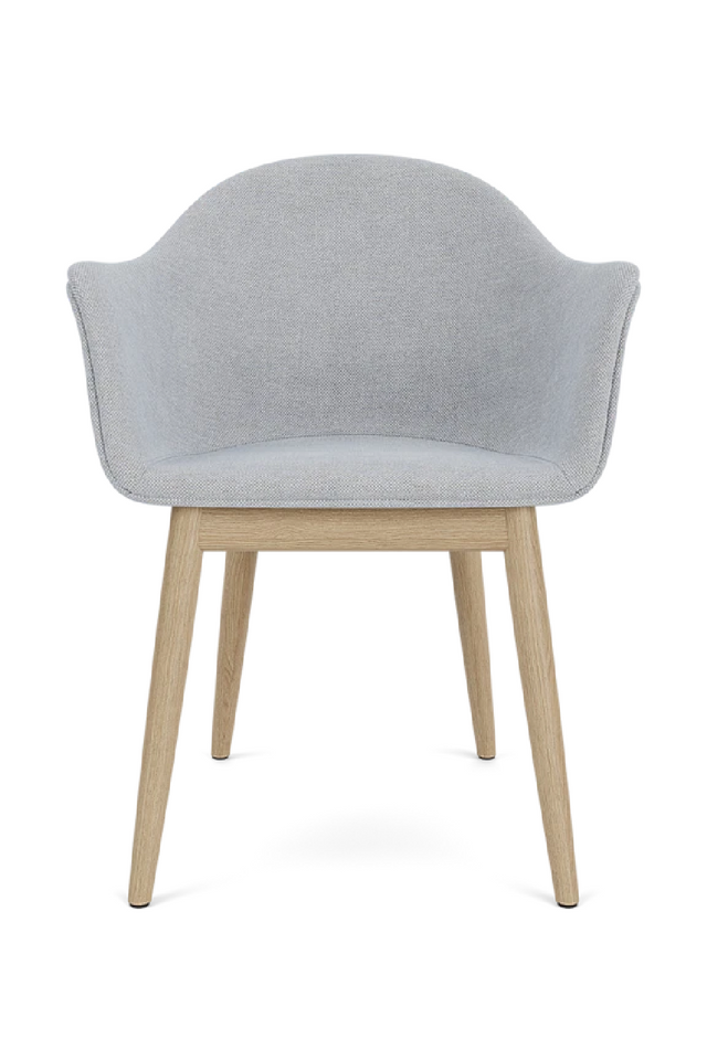 Wooden Base Upholstered Dining Chair | Audo Copenhagen Harbour | Oroa.com