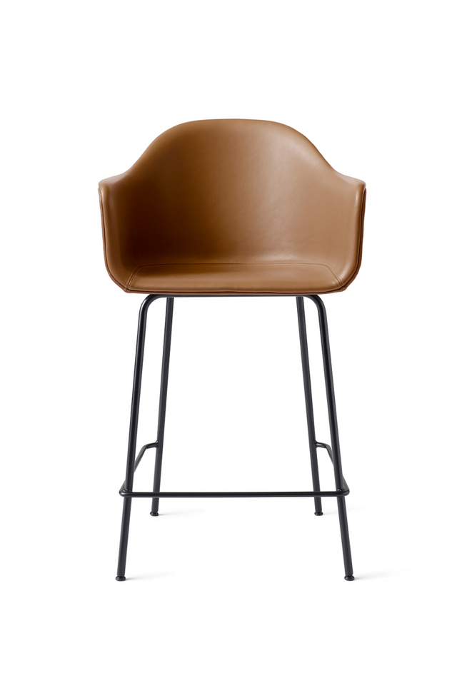 Upholstered Shell Counter Chair | Audo Copenhagen Harbour | Oroa.com