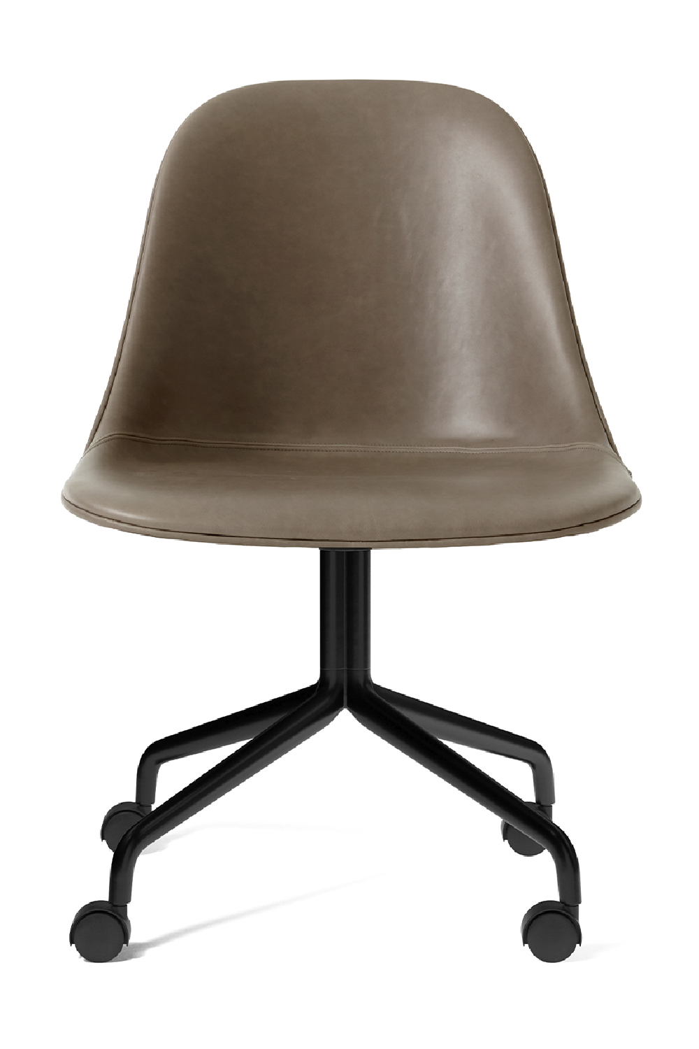 Black Casters Side Dining Chair | Audo Copenhagen Harbour | Oroa.com