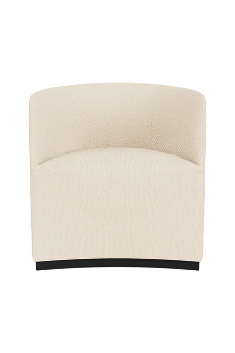 Beige Boucle Low-Back Club Chair | Audo Copenhagen Tearoom | Oroa.com