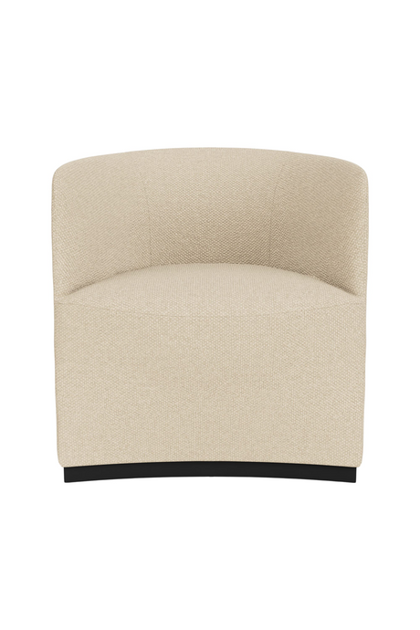 Beige Boucle Low-Back Club Chair | Audo Copenhagen Tearoom | Oroa.com