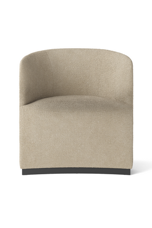 Beige Boucle Low-Back Club Chair | Audo Copenhagen Tearoom | Oroa.com