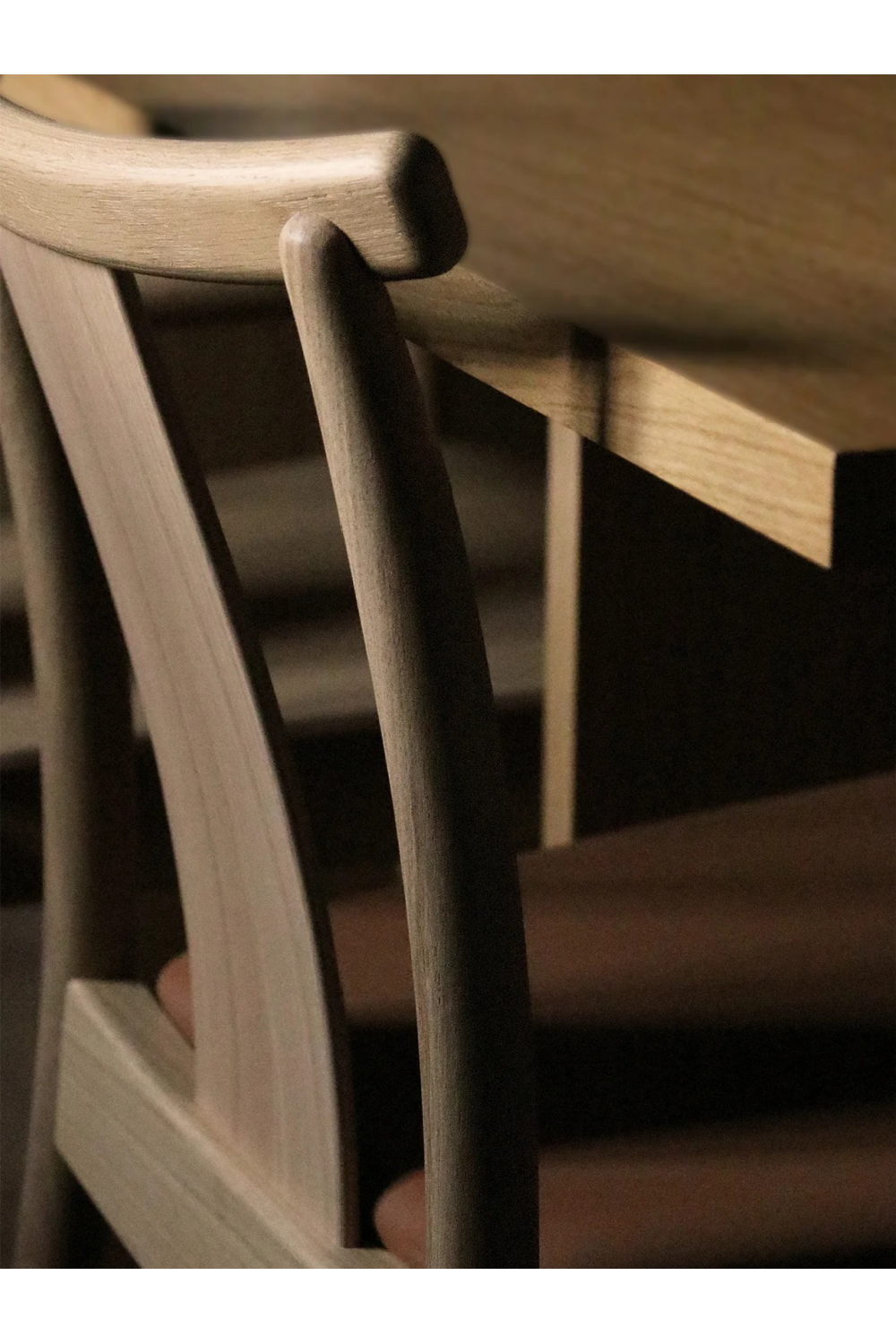 Upholstered Seat Oak Dining Chair | Audo Copenhagen Merkur | Oroa.com