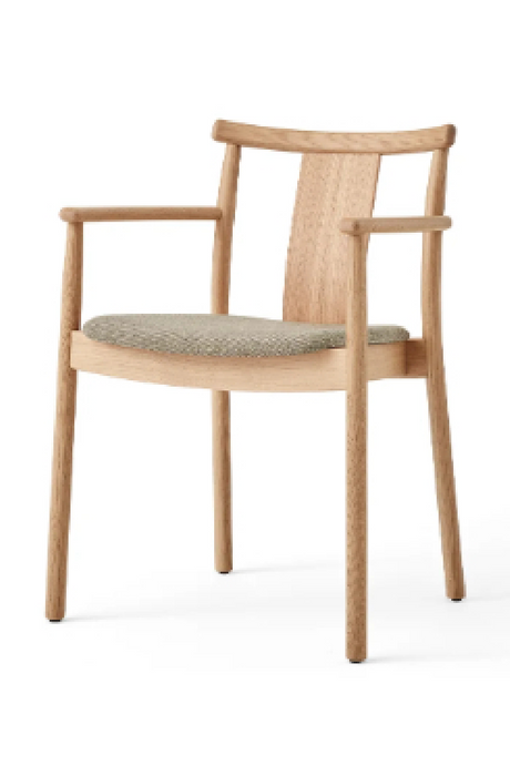 Upholstered Seat Oak Dining Armchair | Audo Copenhagen Merkur | Oroa.com