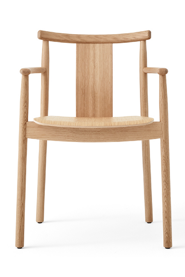 Solid Oak Dining Armchair | Audo Copenhagen Merkur | Oroa.com
