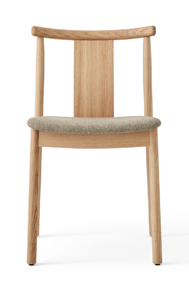 Upholstered Seat Oak Dining Chair | Audo Copenhagen Merkur | Oroa.com