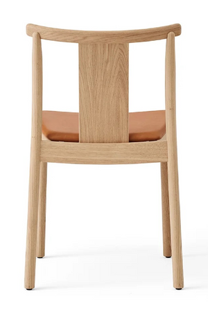 Upholstered Seat Oak Dining Chair | Audo Copenhagen Merkur | Oroa.com