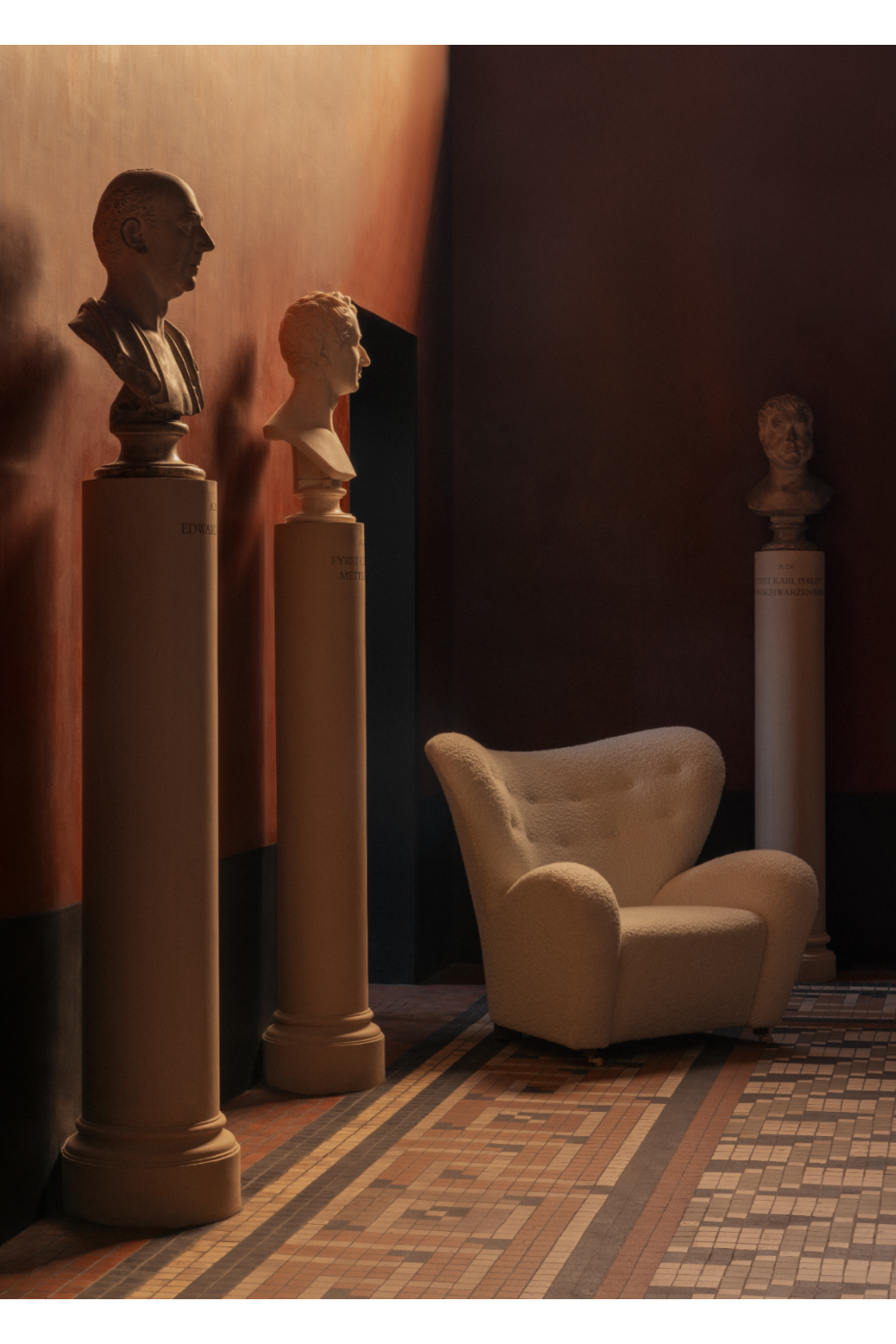 Modern Wingback Lounge Chair | Audo Copenhagen The Tired Man | Oroa.com