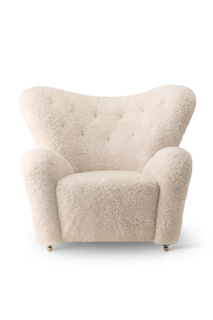 Modern Wingback Lounge Chair | Audo Copenhagen The Tired Man | Oroa.com