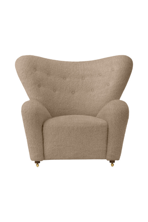 Modern Wingback Lounge Chair | Audo Copenhagen The Tired Man | Oroa.com