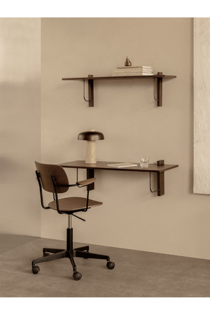 Aluminum Base Oak Swivel Chair | Audo Copenhagen Co Task