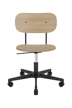 Aluminum Base Oak Swivel Chair | Audo Copenhagen Co Task