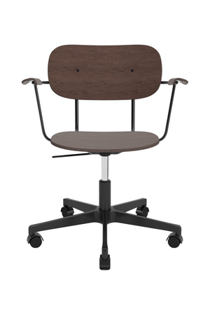 Aluminum Base Oak Swivel Chair | Audo Copenhagen Co Task
