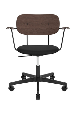 Padded Seat Black Swivel Armchair | Audo Copenhagen Co | Oroa.com